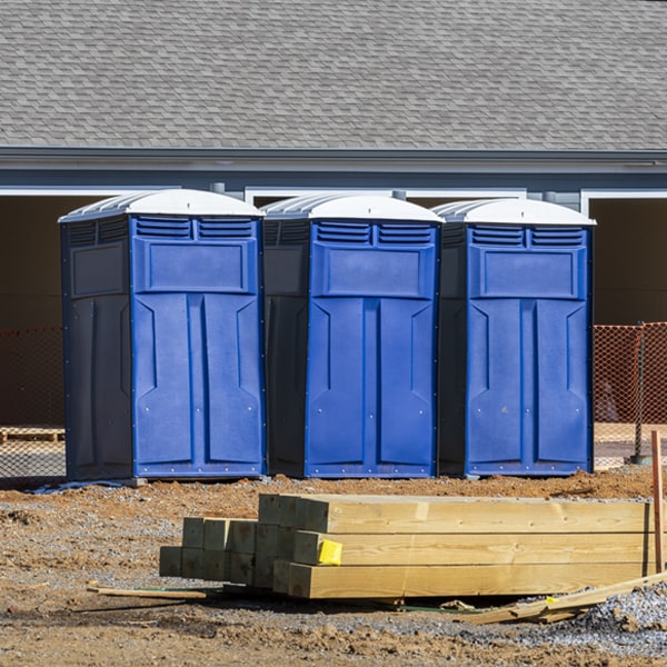 is there a specific order in which to place multiple porta potties in Axtell KS